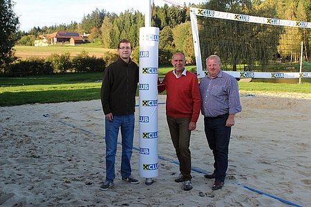 Markus Rabl, Vizebürgermeister Josef Schaden, Verschönerungsvereinsobmann Josef Bauer