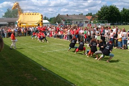 Seilziehen ist ein Puplikumsmagnet