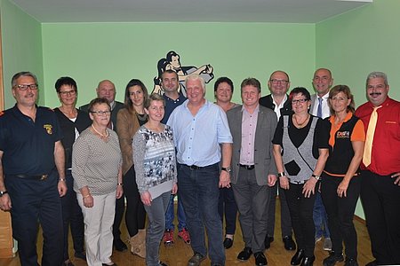 Anton und Klaudia Hipp, Rosa und Emmerich Thaler, Margit Hipp-Schnabl, Christine Wally, Dietmar Hipp, Martin Wally, Gerlinde und Erich Fuchs, Johann und Christa Bayr, Josef und Roswitha Schaden, Harald Zauner;