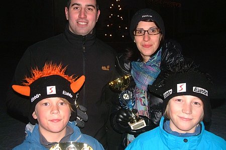 Philip Dräger, Daniel Hölzl, Margit Hipp-Schnabl und Nikolaus Dräger