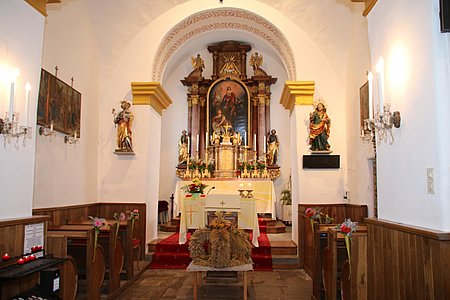 Die Kirche war wieder festlich geschmückt