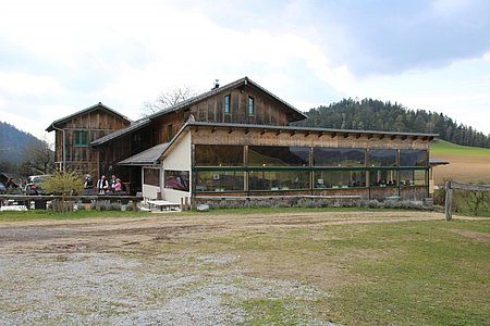 Abschlusseinkehr bei der Moseralm