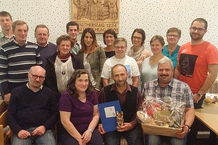 Der Pfarrgemeinderat Sallingstadt mit allen Gratulanten