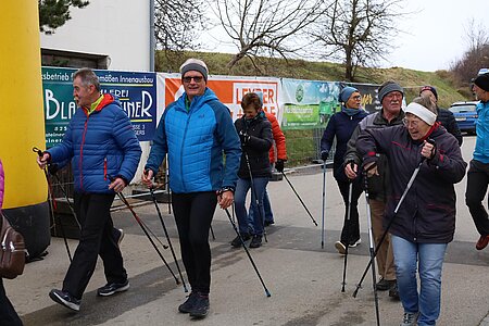 Start der Nordicwalker