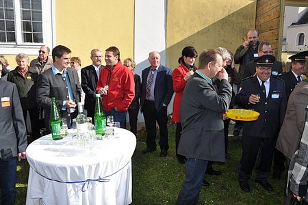 Zusammenkunft im Pfarrhofgarten um 13:15 Uhr