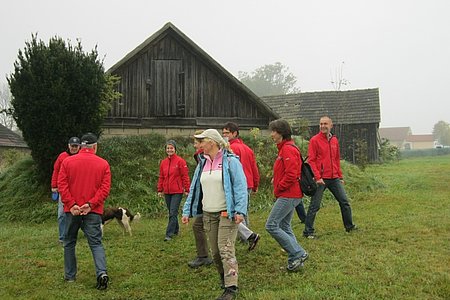 Zahlreiche Übungen sorgten für eine abwechslungsreiche Wanderung.