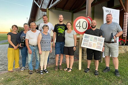 Verena Gretz, Angelika Klenn, Walter Gretz, Monika Gretz, Alexander Scheidl, Harald Krapfenbauer, Katharina Krapfenbauer, Harald Gretz und Johannes Danzinger