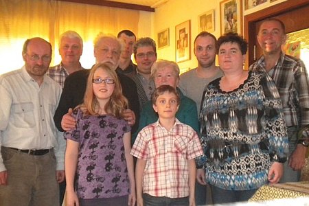 : P. Daniel Gärtner, Martin Wally, Teresa Maierhofer, Friedrich Kaufmann, Gerhard Haider, Harald Zauner, Maximilian Maierhofer, Maria Kaufmann, Markus und Gerlinde Maierhofer und Josef Schaden