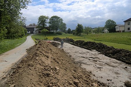 Beginn der Baustelle: am 14. Mai 2014