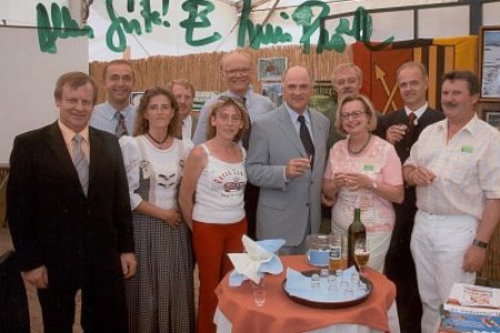 Besuch des Landeshauptmannes bei unserem Messestand