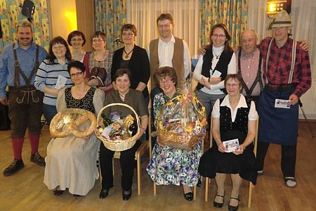 Die Gewinner beim diesjährigen Schätzspiel mit Harald Zauner und Leopold Zauner