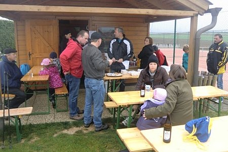 Für das leibliche Wohl bei der Labstelle sorgte das Sportplatz-Team.