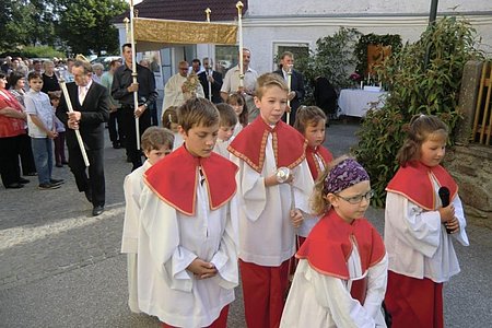 Nach dem 4. Altar folgte der Kirchgang