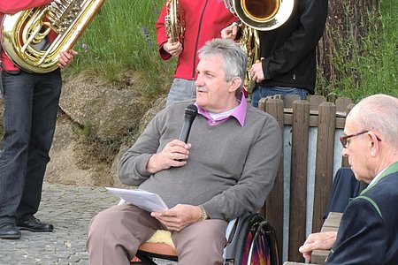 Josef Krapfenbauer widmete dem Verein ein Gedicht zum 40-Jahr-Jubiläum.