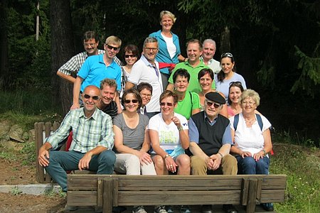 Die Teilnehmer der Themenwanderung "Ich - einmal anders!"
