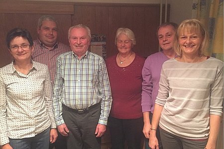 Petra Hörndl, Harald Zauner, Alois und Anna Müllner, Reinhard Müllern und Renate Spitaler