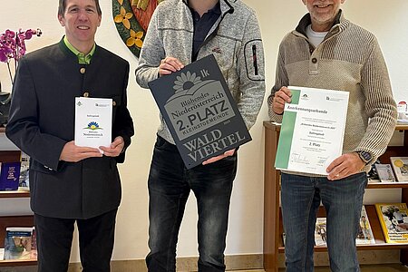 Christian Kornherr, Markus Rabl, Bgm. Josef Schaden