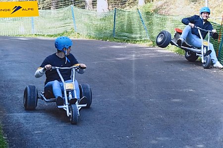 Wilde Szenen beim Mountaincart